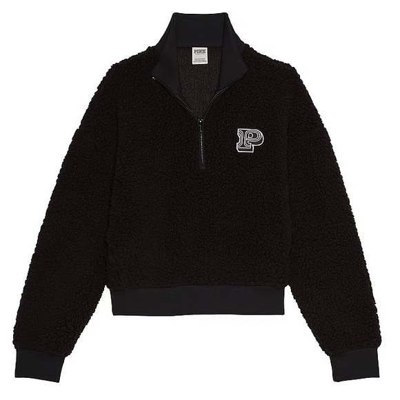 PINK Fleece Pullover - Picture 4 of 9